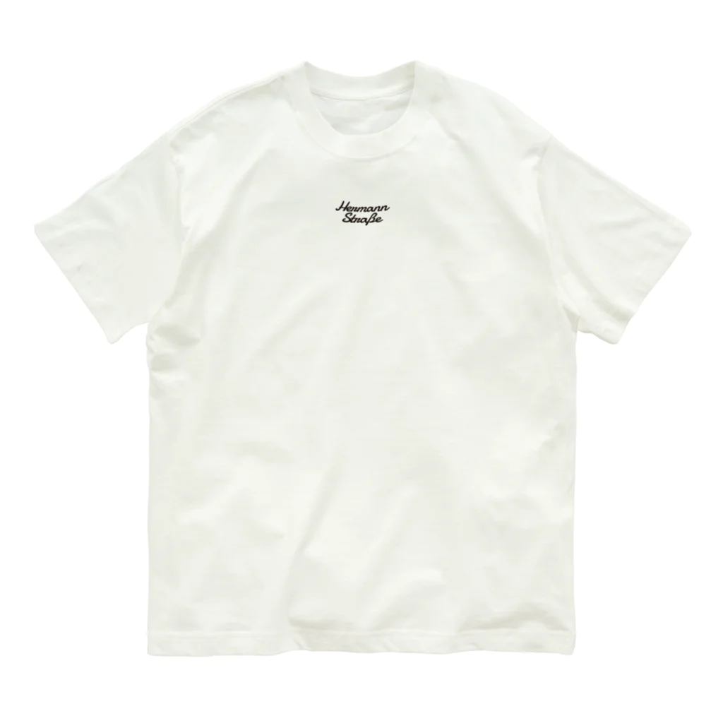 HermannStrasseのゴッホとレオパードゲッコー：バックプリント オーガニックコットンTシャツ