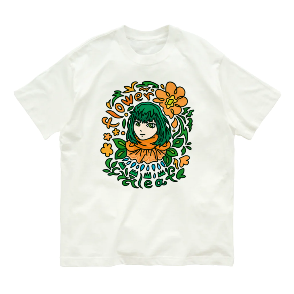 ハナドリカ SUZURI店の花と緑の使い手 Organic Cotton T-Shirt