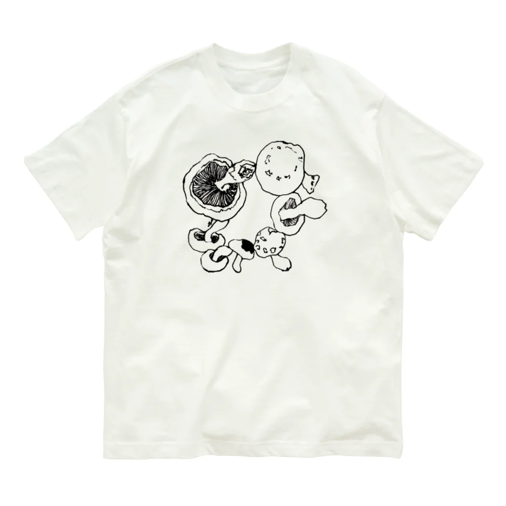 オガサワラミチのシイタケサークル Organic Cotton T-Shirt