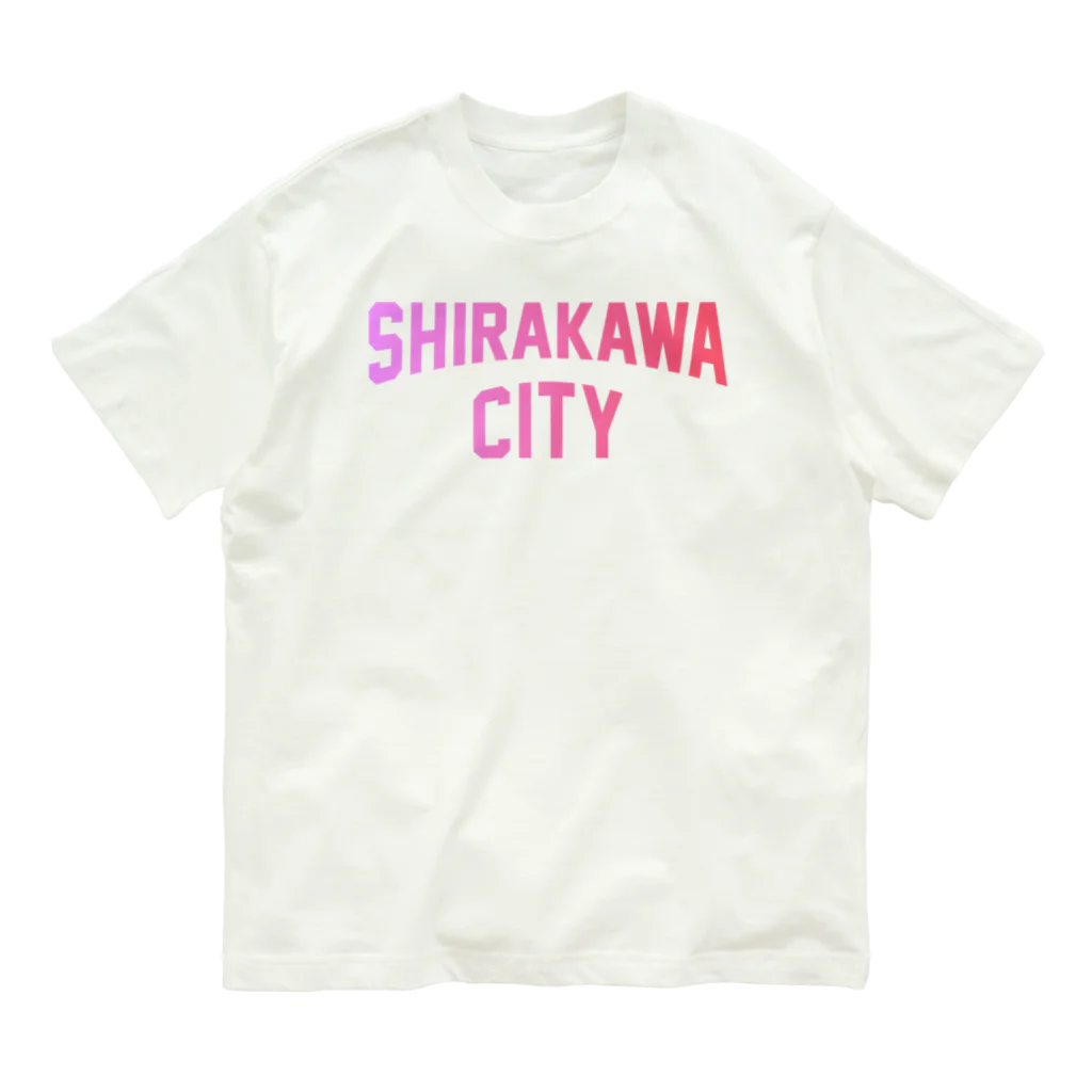 JIMOTOE Wear Local Japanの白河市 SHIRAKAWA CITY オーガニックコットンTシャツ