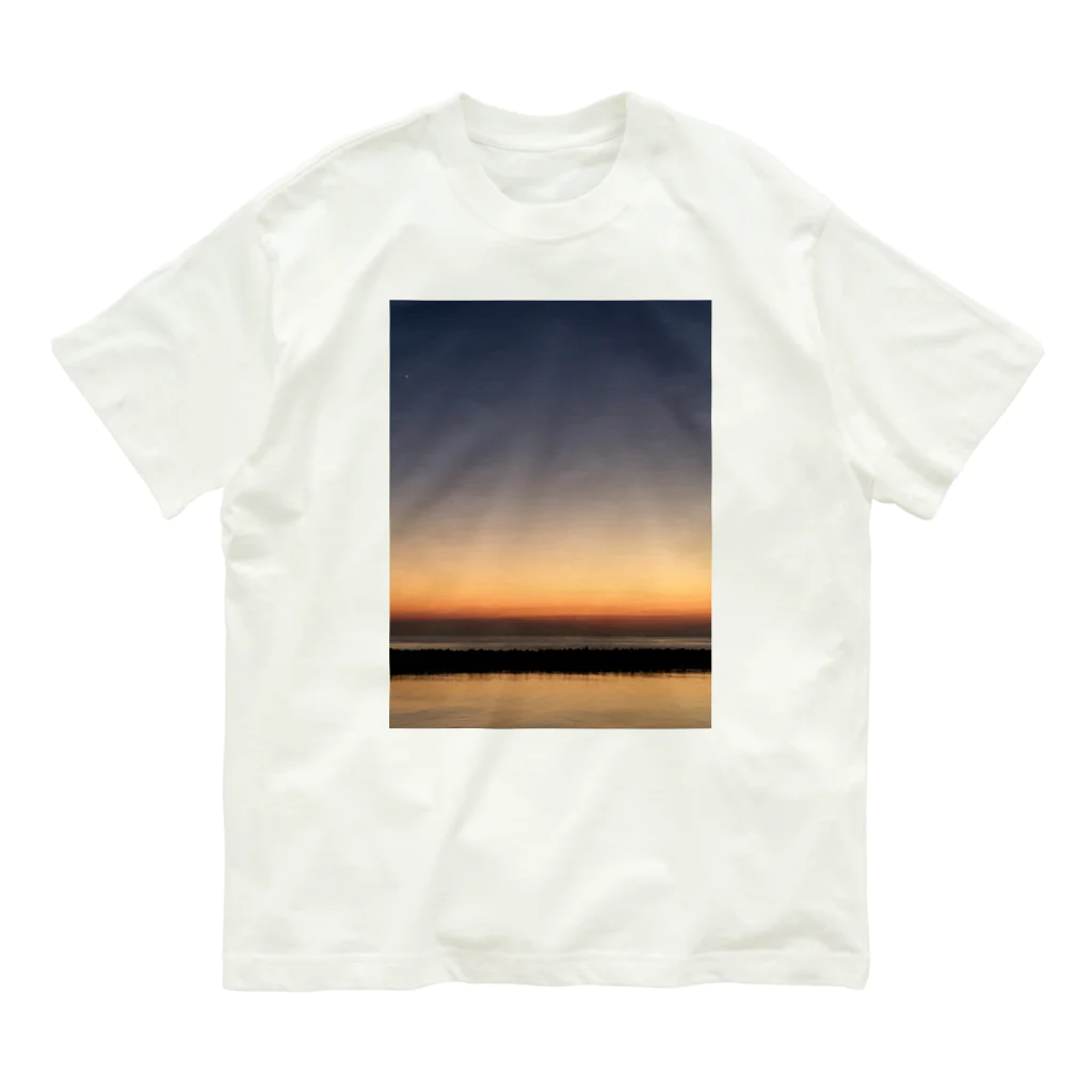 ArtWillの瀬戸内マジックアワー(夕明り) オーガニックコットンTシャツ