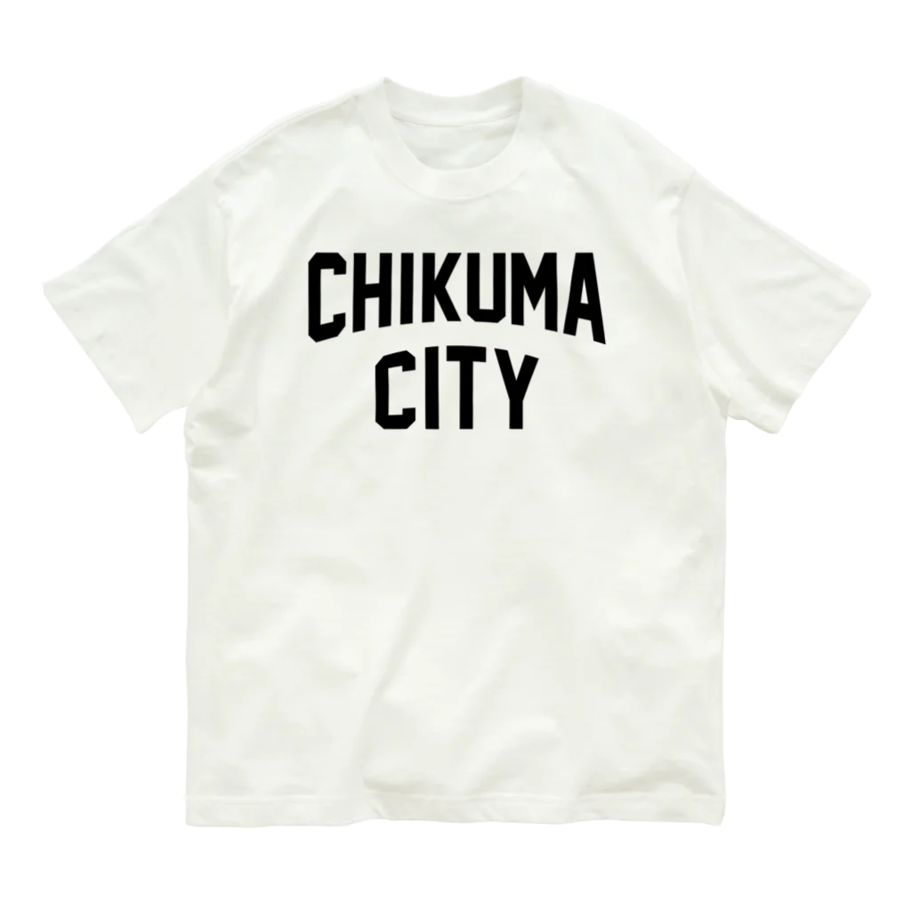 JIMOTOE Wear Local Japanの千曲市 CHIKUMA CITY Organic Cotton T-Shirt