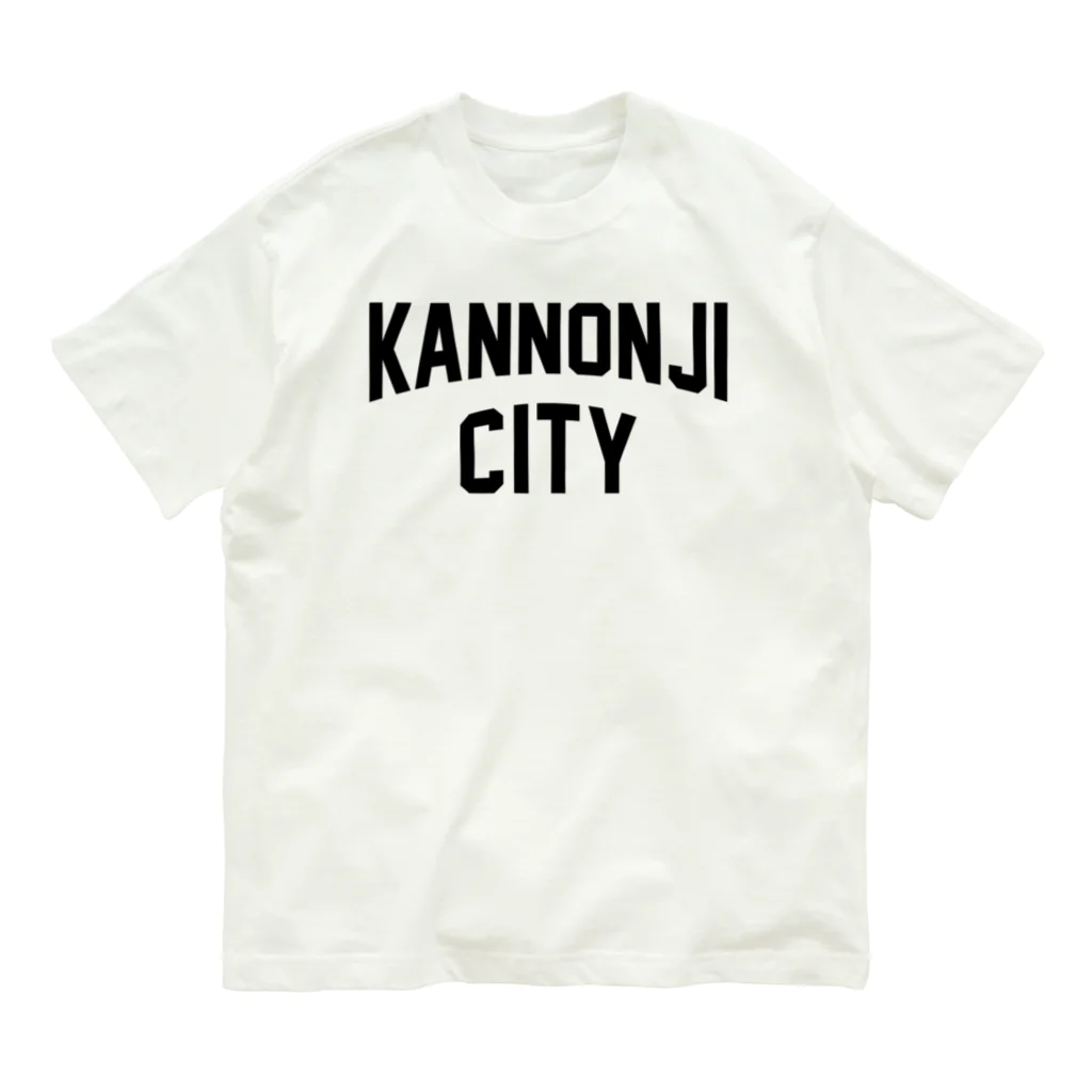 JIMOTOE Wear Local Japanの観音寺市 KANNONJI CITY オーガニックコットンTシャツ