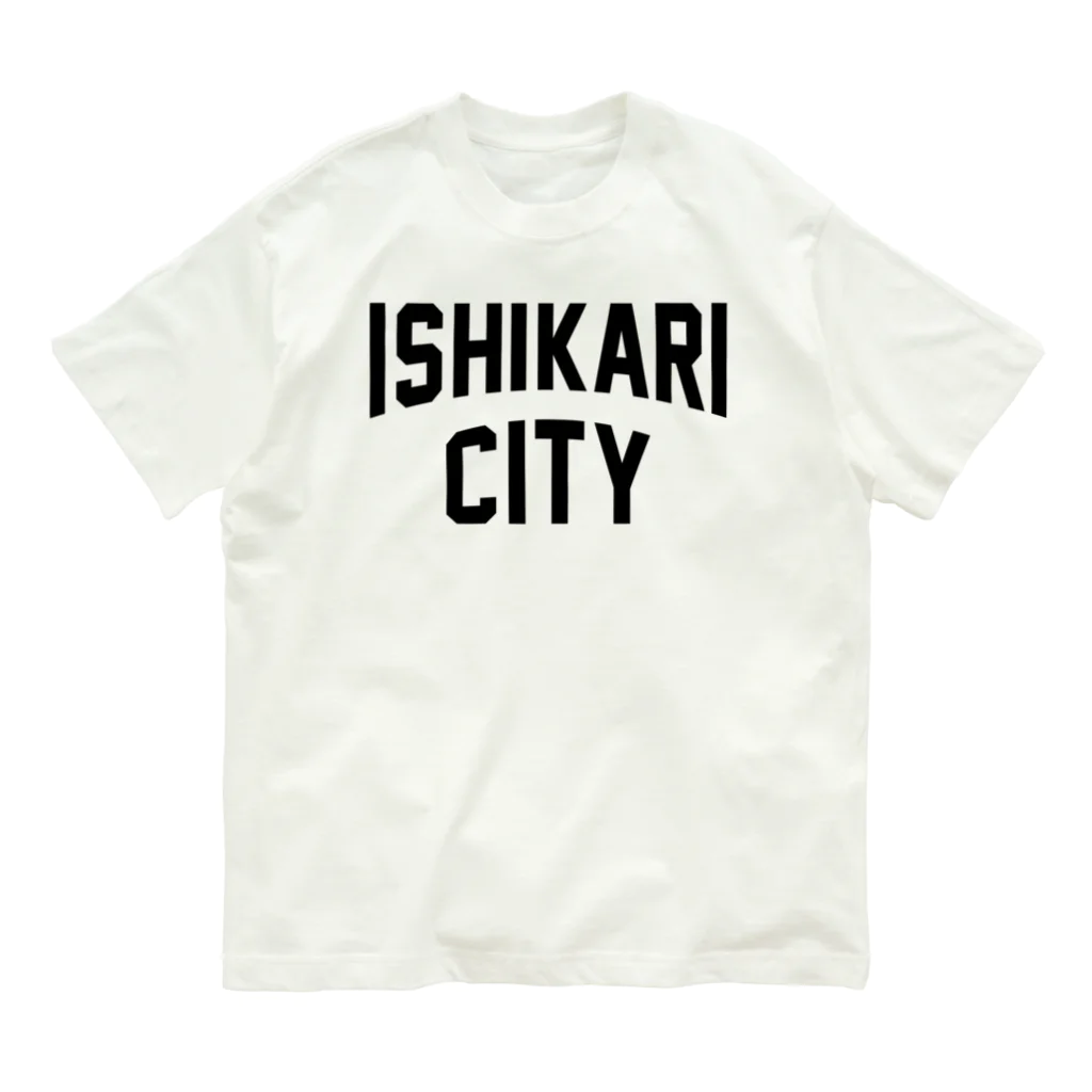 JIMOTO Wear Local Japanの石狩市 ISHIKARI CITY オーガニックコットンTシャツ