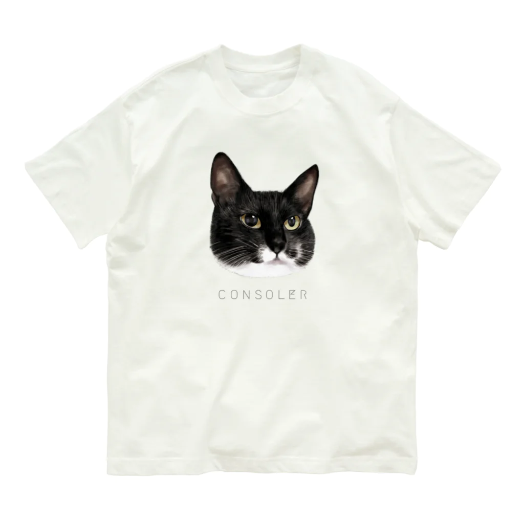 CONSOLER(コンソレ)のCONSOLER 猫 002 オーガニックコットンTシャツ