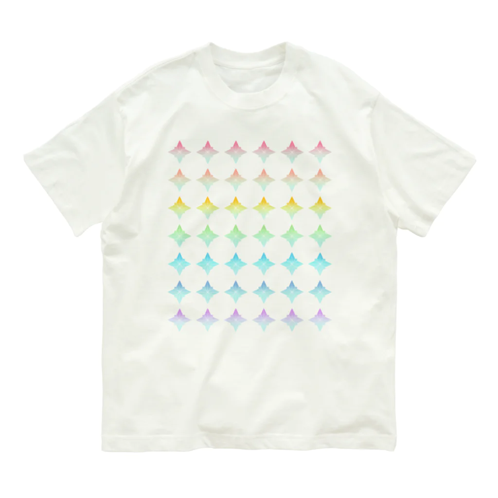 ほうせきやさんのカラフルパターン Organic Cotton T-Shirt