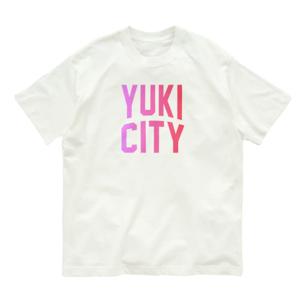 JIMOTO Wear Local Japanの結城市 YUKI CITY オーガニックコットンTシャツ