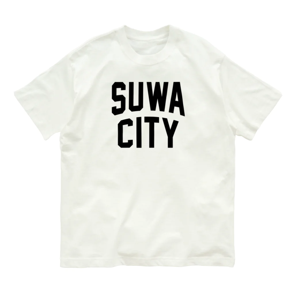 JIMOTO Wear Local Japanの諏訪市 SUWA CITY オーガニックコットンTシャツ