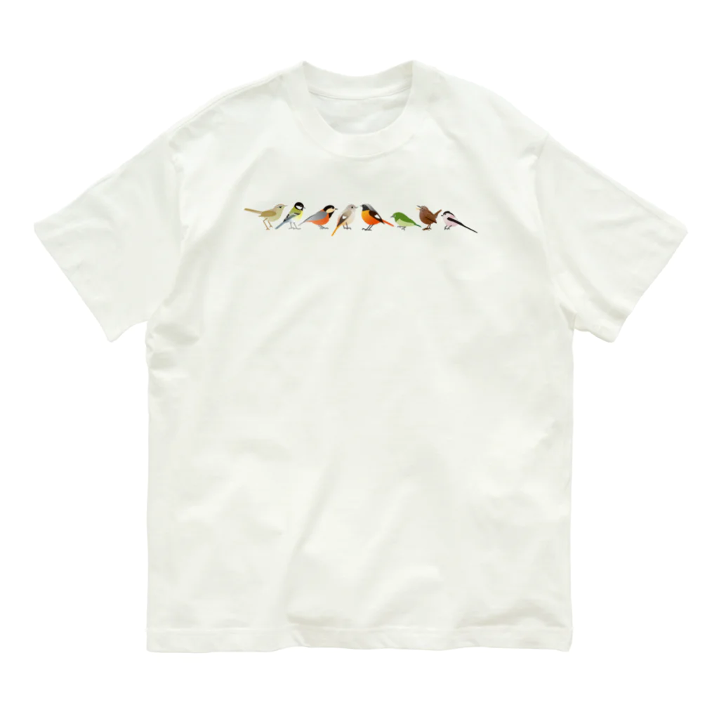 エダマメトイチ雑貨店のかわいい鳥たち 2 Organic Cotton T-Shirt