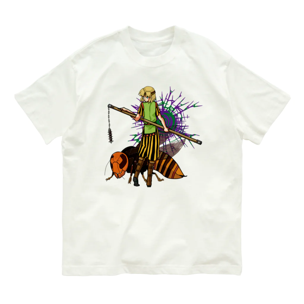 Drecome_Designの蟲使い Organic Cotton T-Shirt