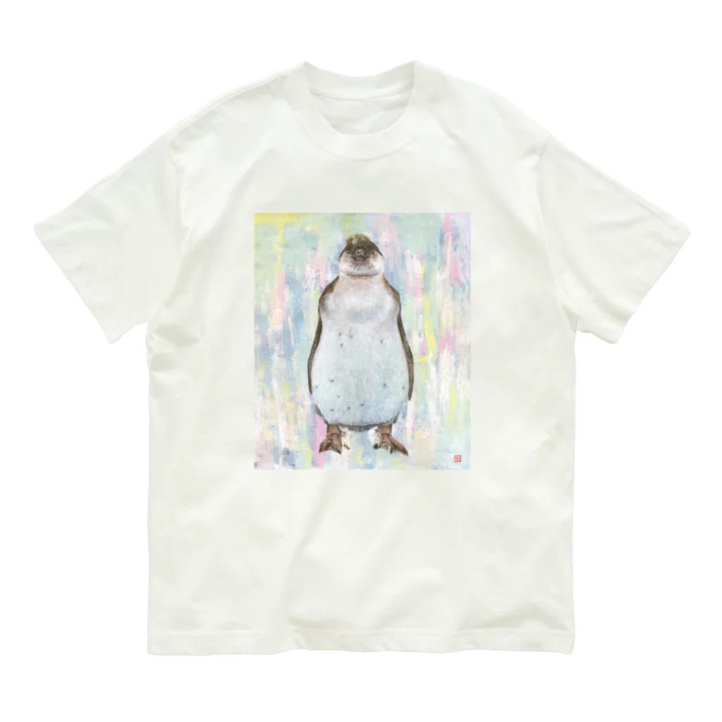 oyabinの工房のpenguin art オーガニックコットンTシャツ