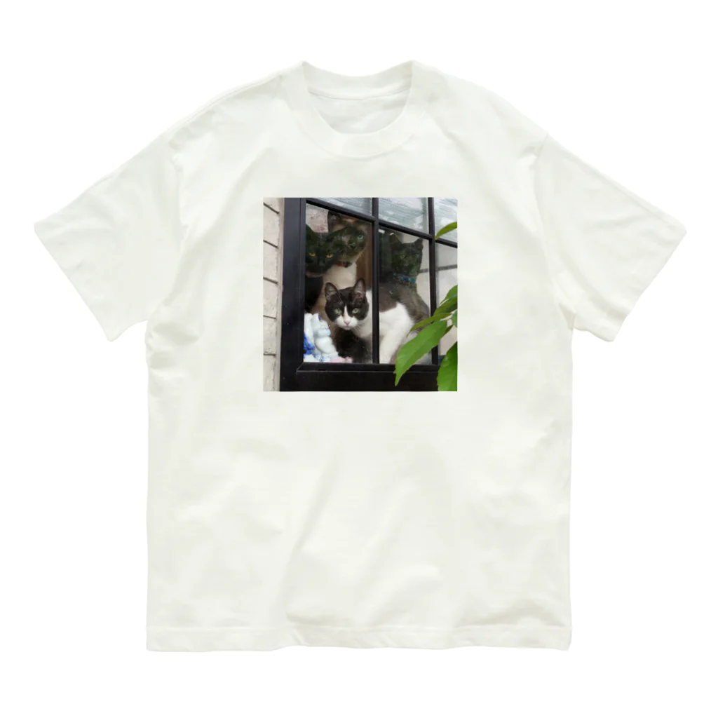 ショップ猫家族の猫家族 Organic Cotton T-Shirt