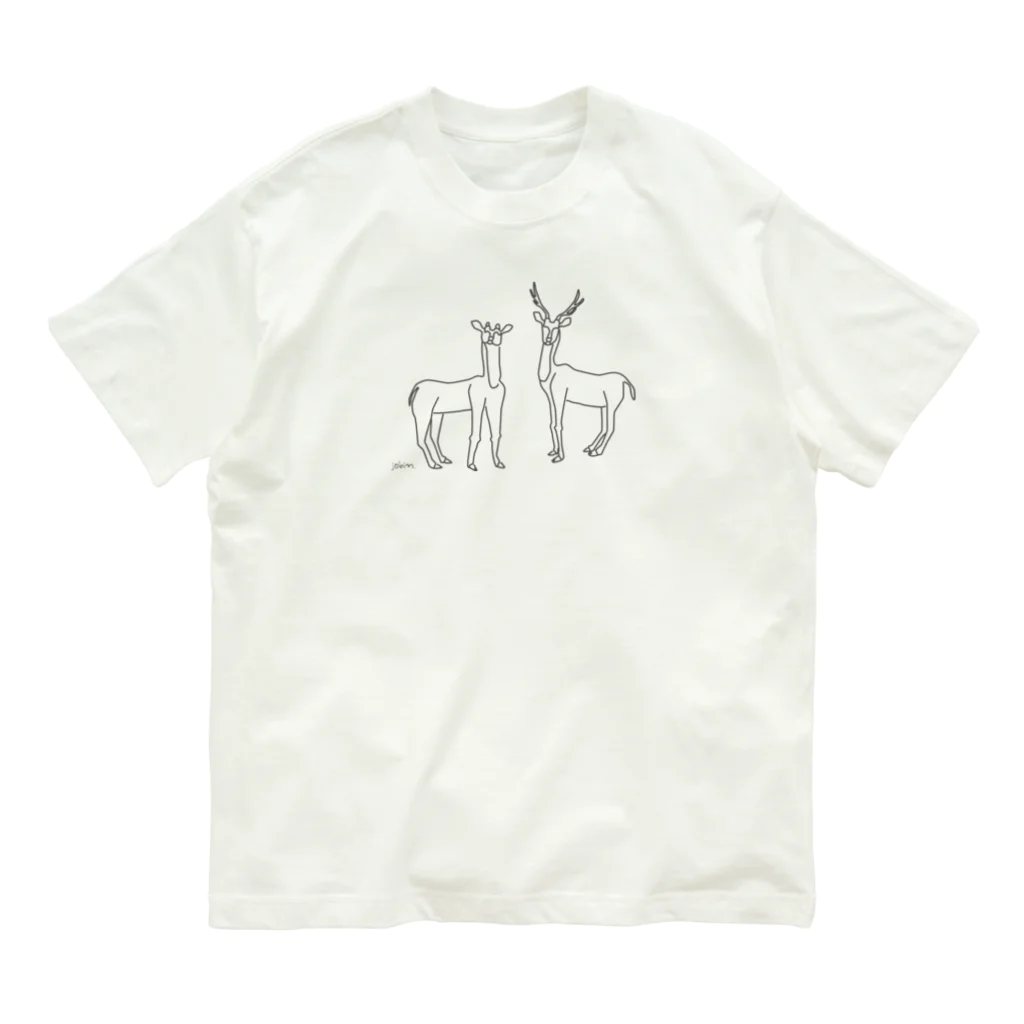 jobinのしかとしか Organic Cotton T-Shirt