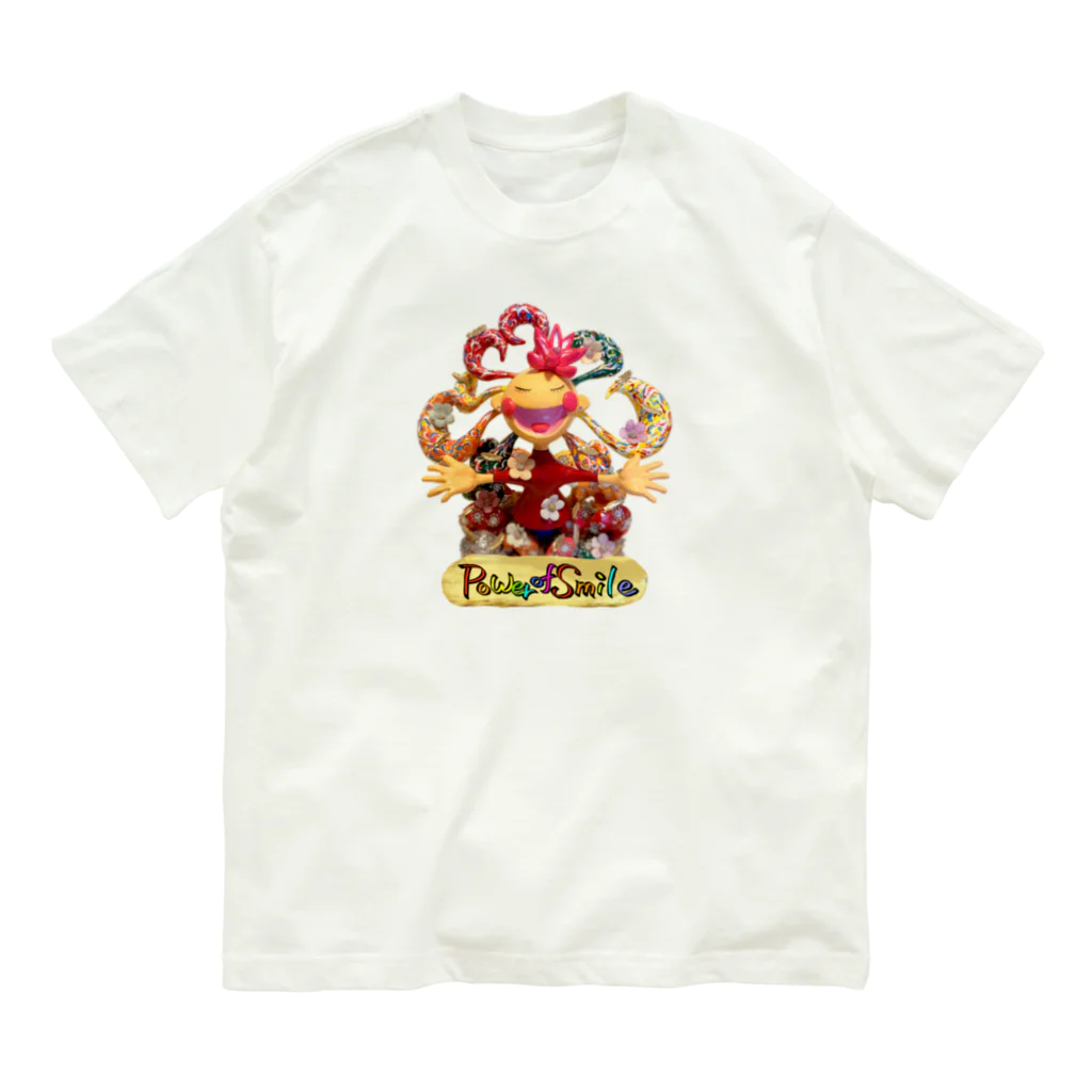 Power of Smile -笑顔の力-のPower of Smile Organic Cotton T-Shirt