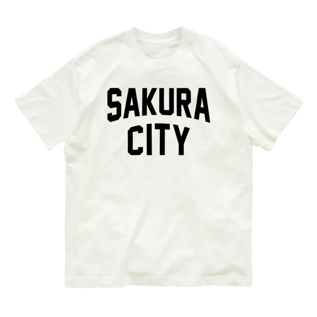 JIMOTOE Wear Local Japanのさくら市 SAKURA CITY オーガニックコットンTシャツ