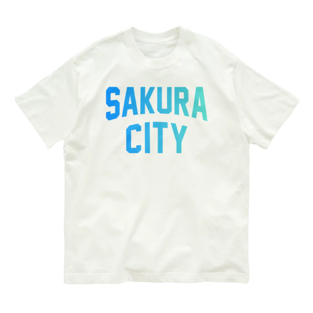 JIMOTOE Wear Local Japanのさくら市 SAKURA CITY オーガニックコットンTシャツ