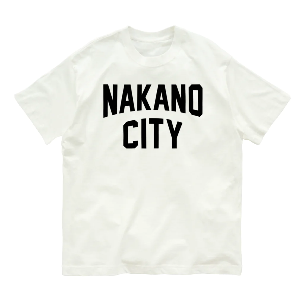 JIMOTO Wear Local Japanの中野市 NAKANO CITY オーガニックコットンTシャツ