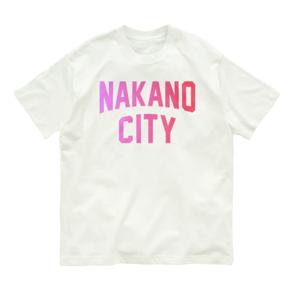 JIMOTOE Wear Local Japanの中野市 NAKANO CITY オーガニックコットンTシャツ