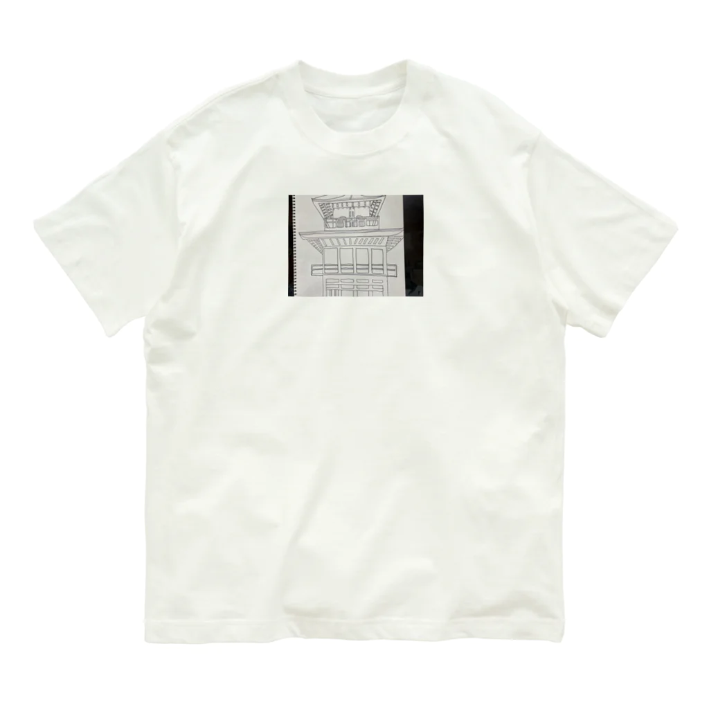 エド・ワード【江戸鉾の愛殿原】。の金閣寺 Organic Cotton T-Shirt