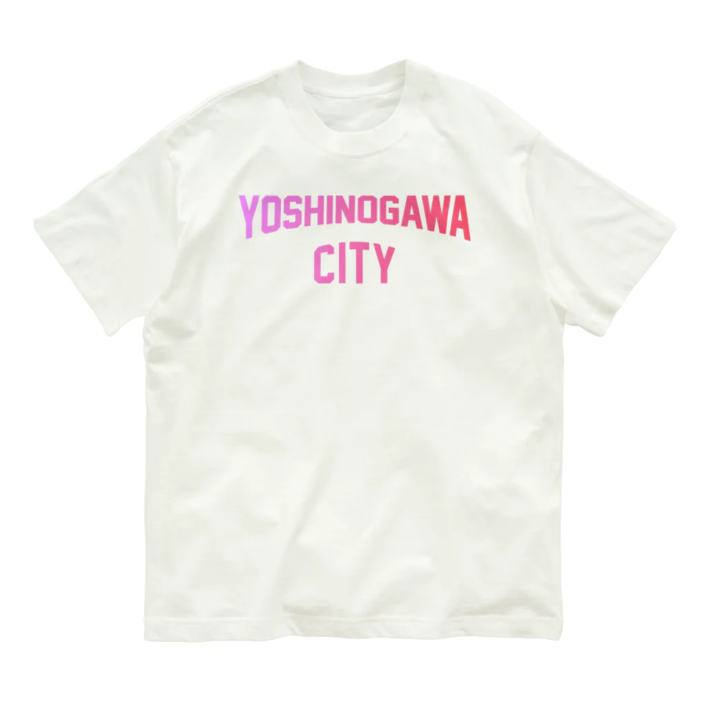 JIMOTOE Wear Local Japanの吉野川市 YOSHINOGAWA CITY Organic Cotton T-Shirt