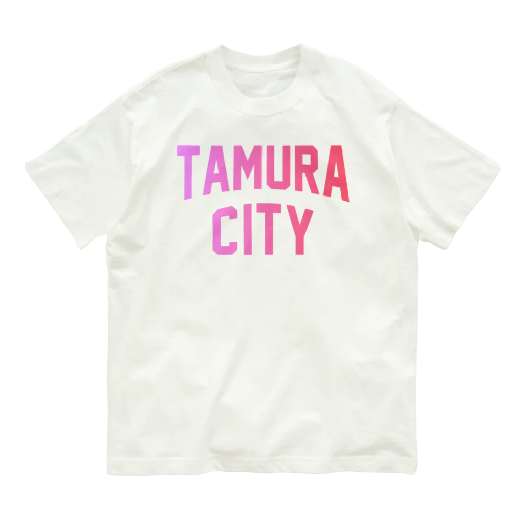 JIMOTO Wear Local Japanの田村市 TAMURA CITY オーガニックコットンTシャツ