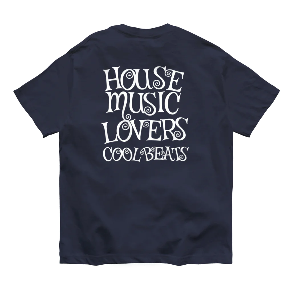 coolbeats🐝💓のHouse Music Lovers オーガニックコットンTシャツ