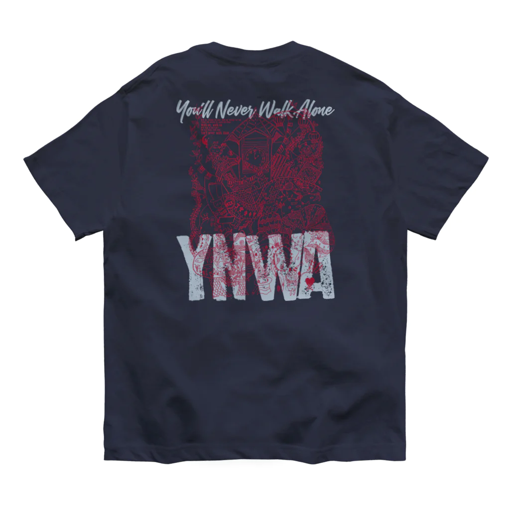 CircusDesignWorksのYNWA[red×gray] Organic Cotton T-Shirt