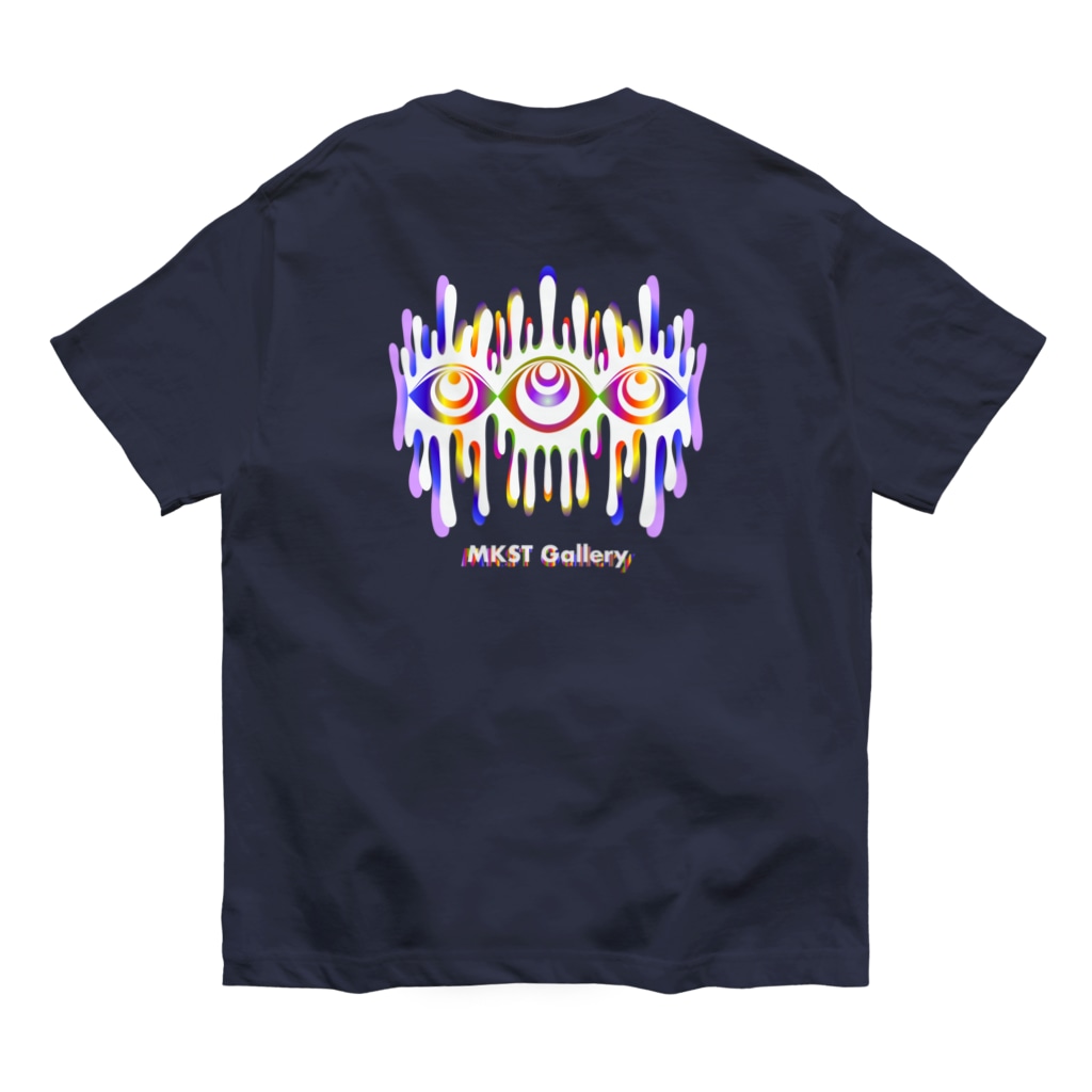 SPOOPY TOWNのMelting eyes_hologram #2 Organic Cotton T-Shirt