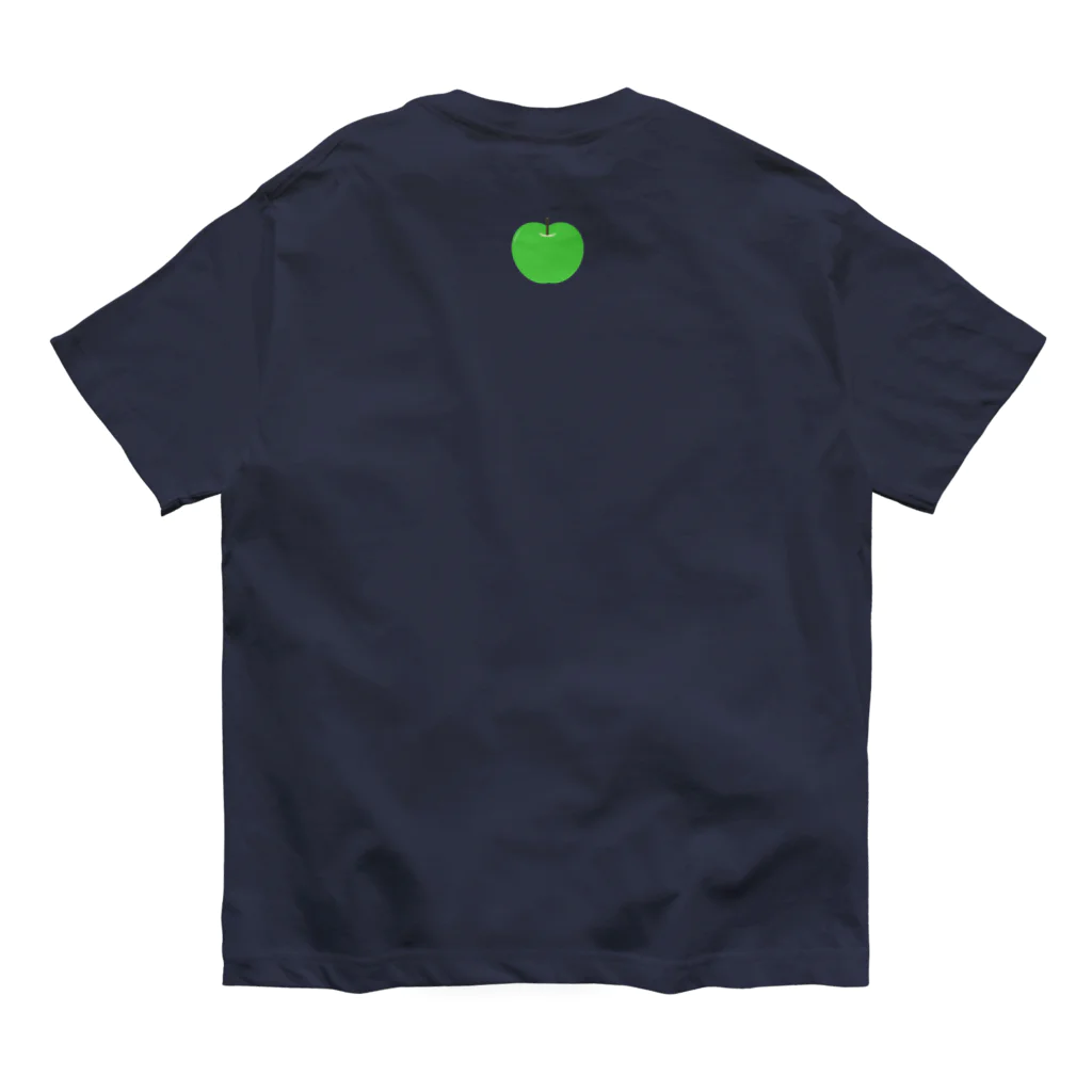 KANON21の大きな青りんご Organic Cotton T-Shirt