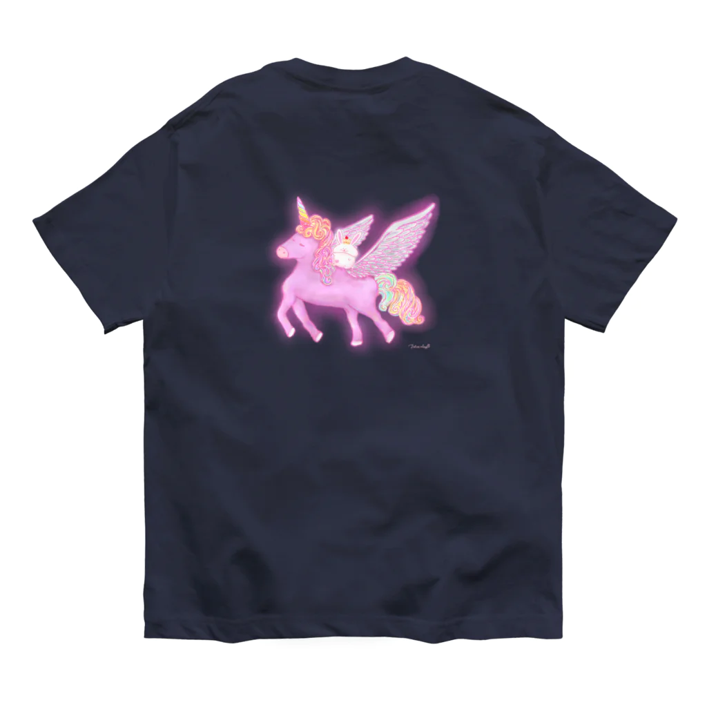 どるちぇ＊うさぎの＊ゆめのなかのうさぎ＊うさぎとユニコーン Organic Cotton T-Shirt