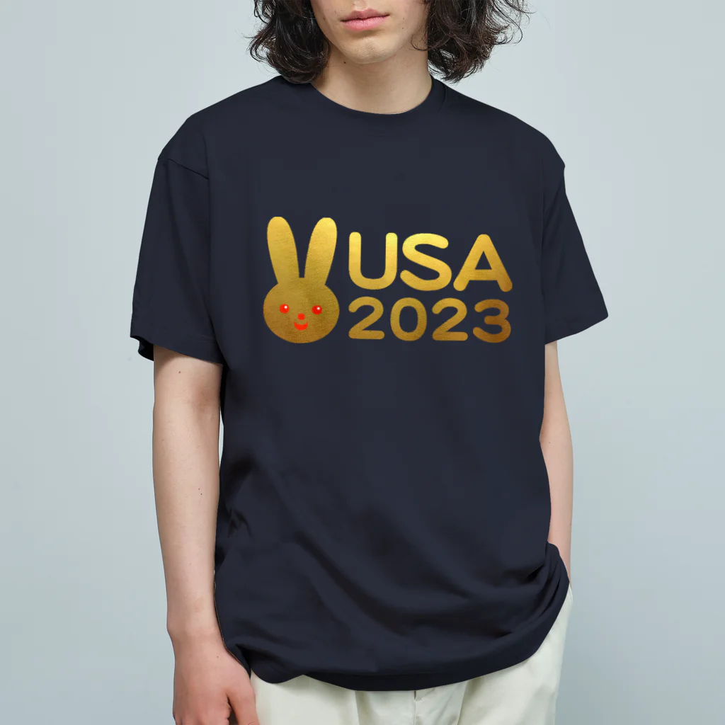 coolbeats🐝💓のUSA🐰GOLD✨2023 オーガニックコットンTシャツ