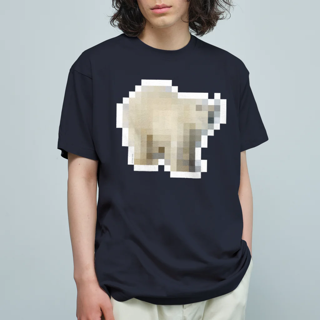 PITTEN PRODUCTSのPIXEL_ANIMAL_02(POLARBEAR) オーガニックコットンTシャツ