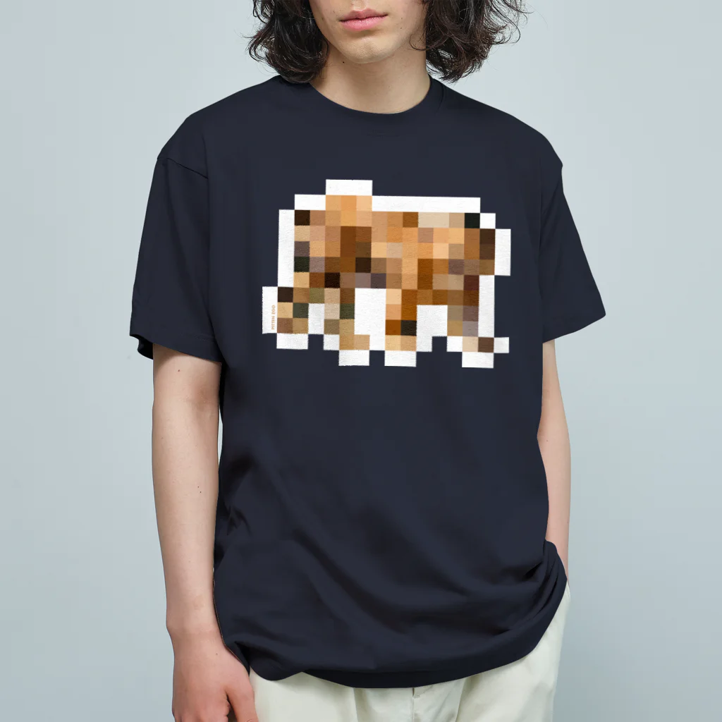 PITTEN PRODUCTSのPIXEL_ANIMAL_05(TIGER) オーガニックコットンTシャツ