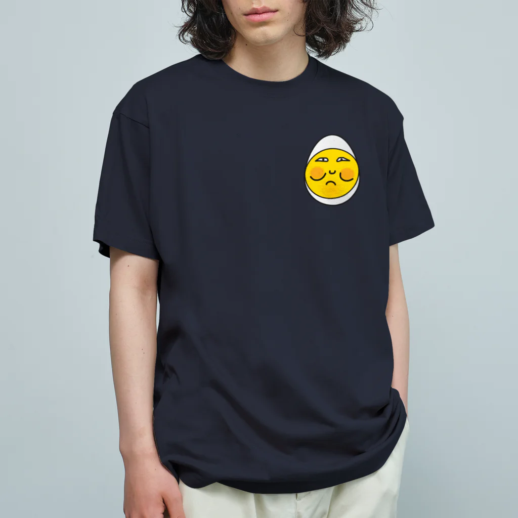 たまごセレクトショップのたまごグッズ オーガニックコットンTシャツ