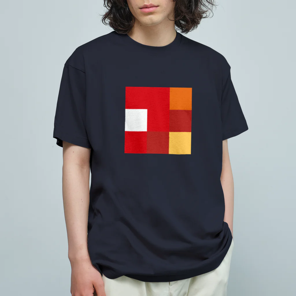 3×3 のドット絵のアンリマティス - 3×3 のドット絵 オーガニックコットンTシャツ