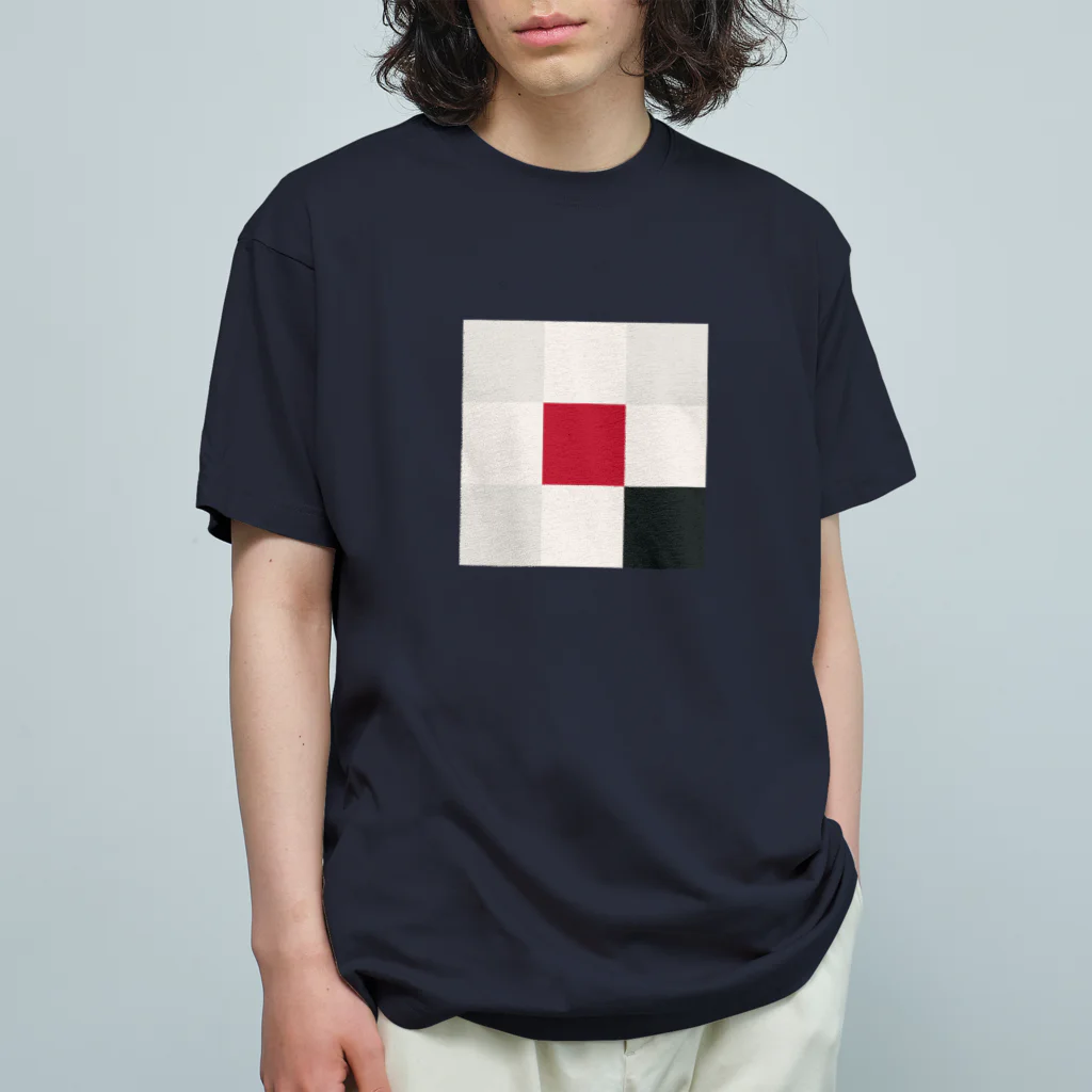 3×3 のドット絵のバンクシー - 3×3 のドット絵 オーガニックコットンTシャツ