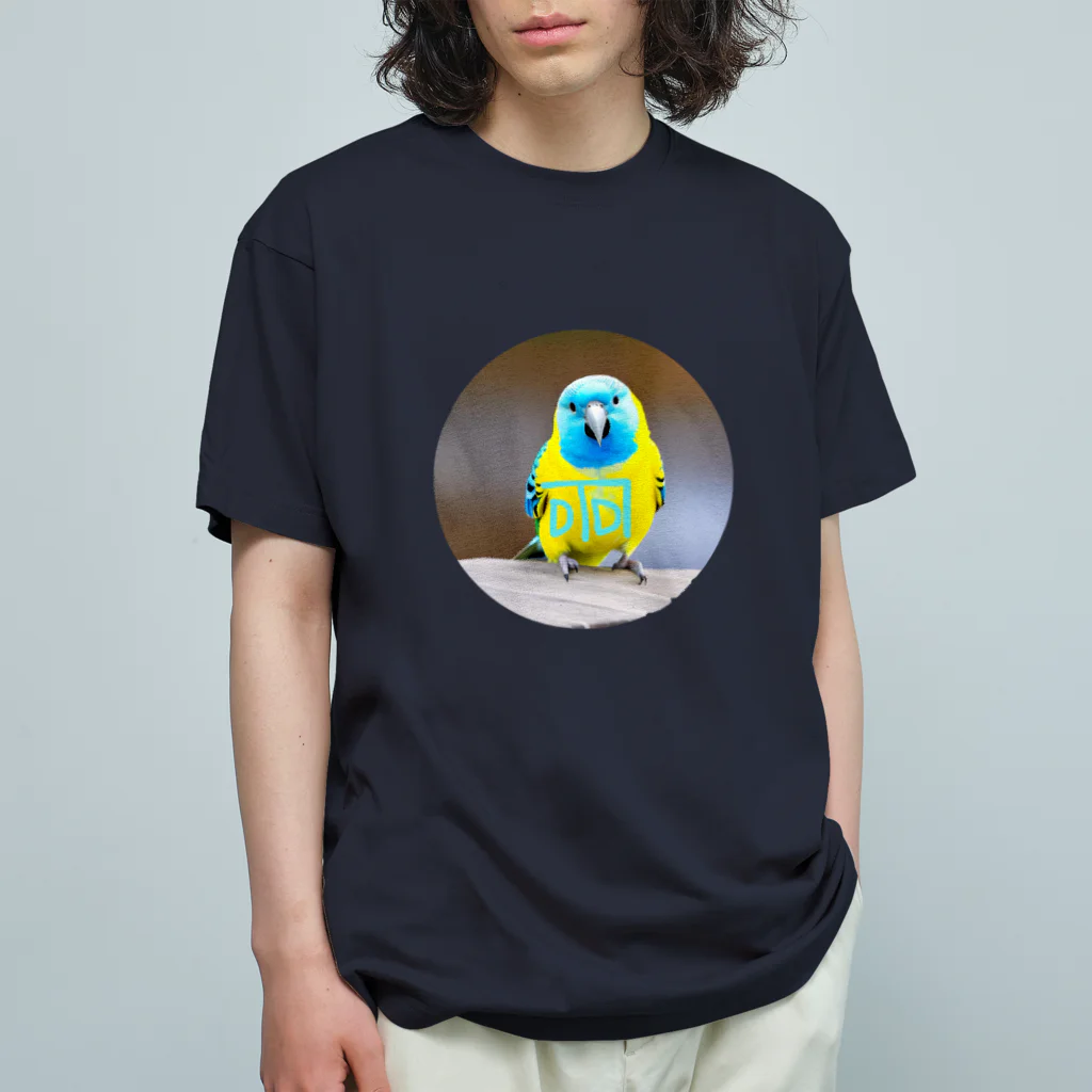 QCの邪気払い　龍体文字「ふ」付き　幸せの青い鳥　ステッカー　他 オーガニックコットンTシャツ