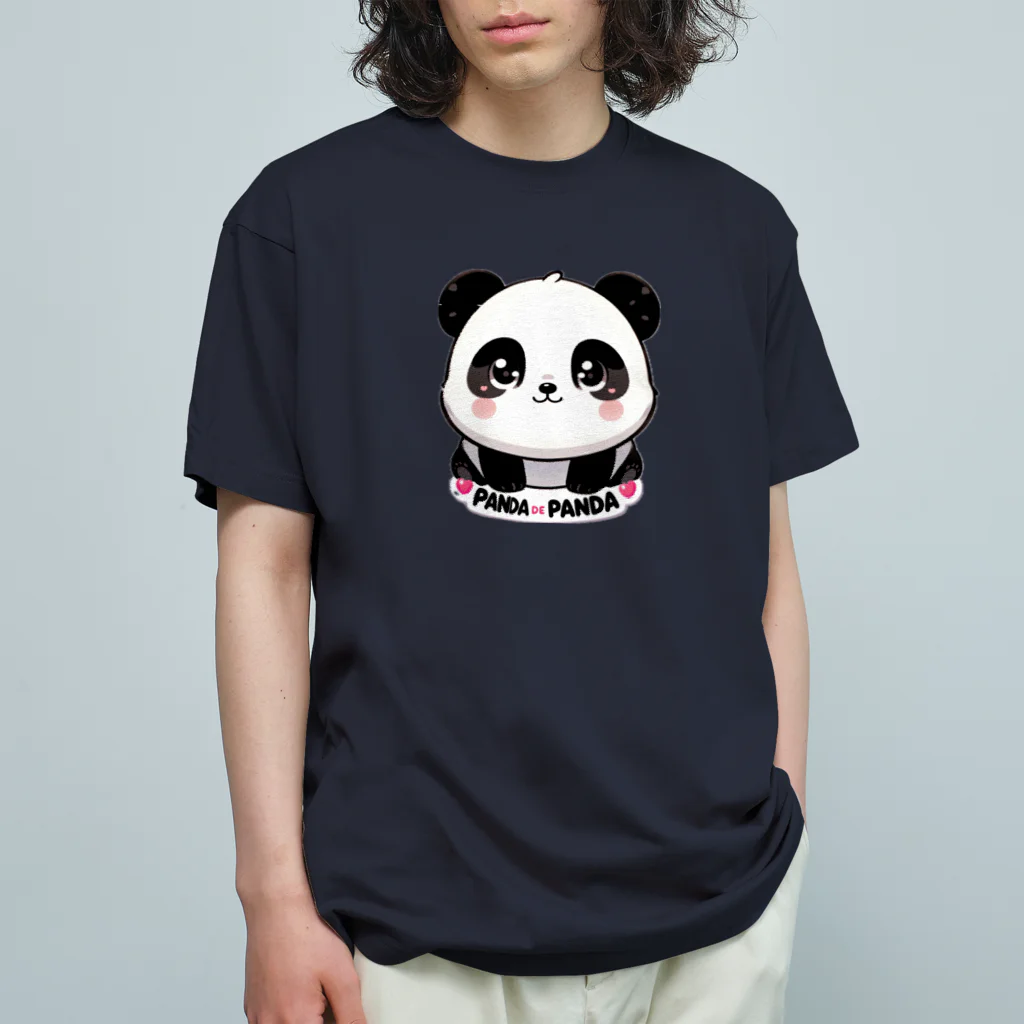 パンダdeぱんだのパンダdeぱんだ Organic Cotton T-Shirt