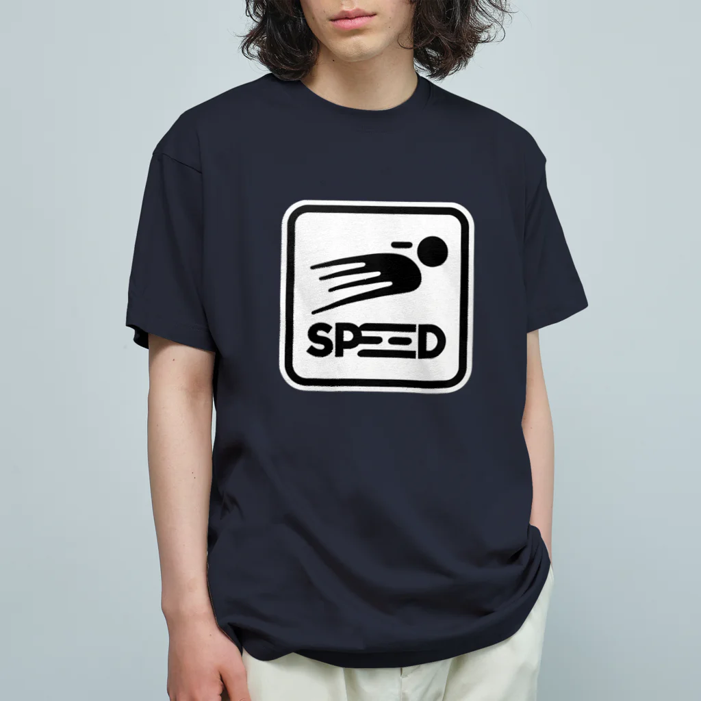 Iku6710のSPEED オーガニックコットンTシャツ