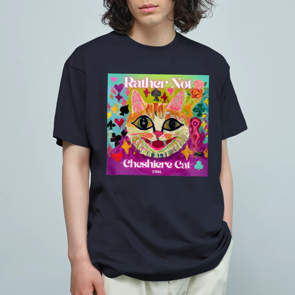 アイハラハルキ(HAL)のチェシャーキャット オーガニックコットンTシャツ