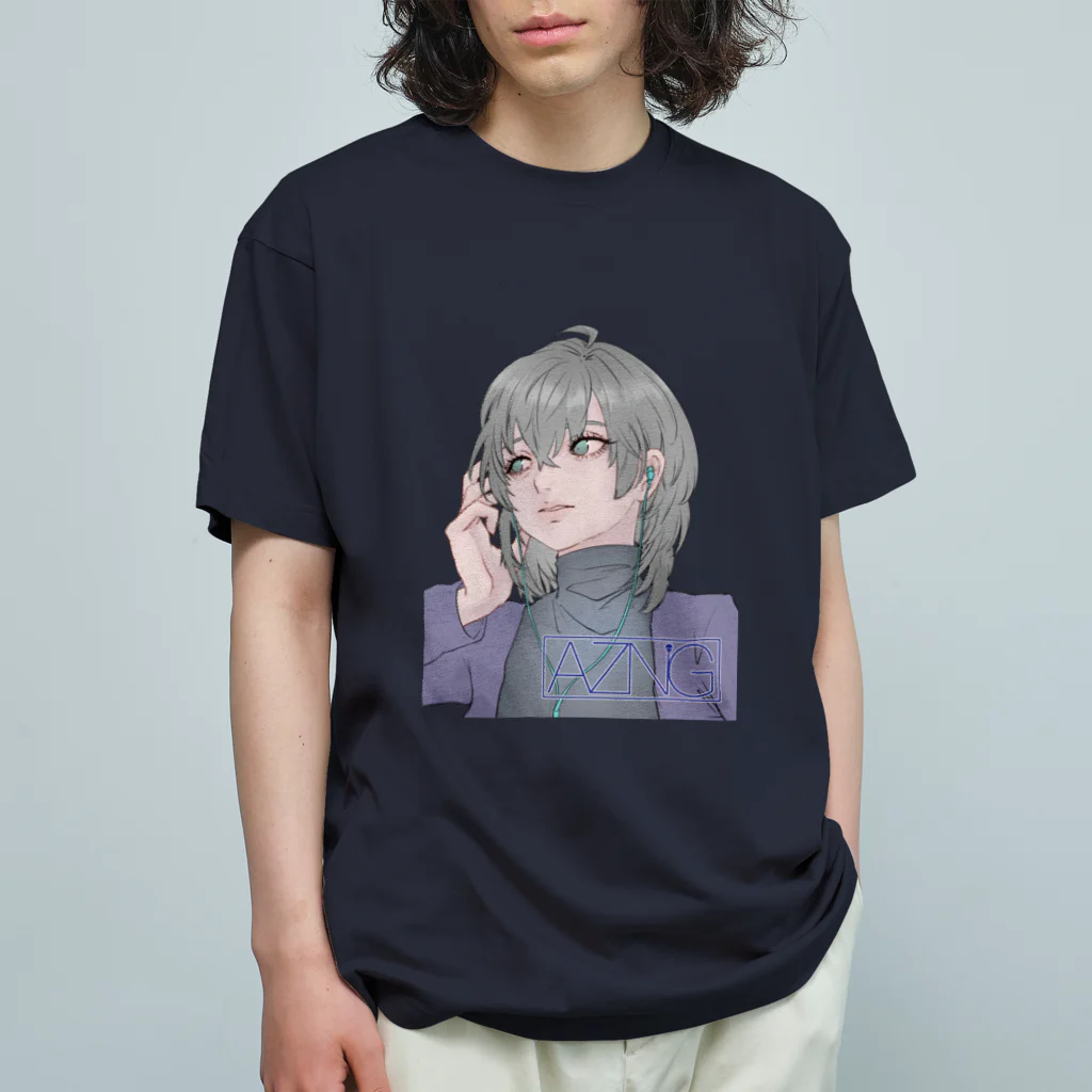 AZNIGの遠方のファンの方のみ　AZNIG x deviko コラボコットンシャツ オーガニックコットンTシャツ