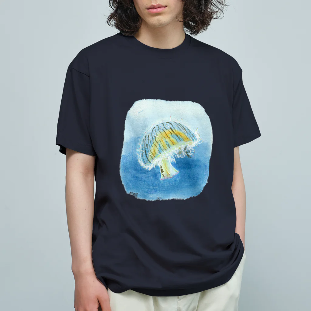 caracol-theaterのハナガサクラゲ オーガニックコットンTシャツ