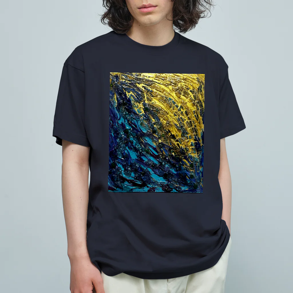 T.A.G テクスチャーアート 立体感 質感 カラフル 色彩 色合い 抽象 アブストラクト パワー エネルギー 波動 絶望 kawaiiのRebellion Organic Cotton T-Shirt