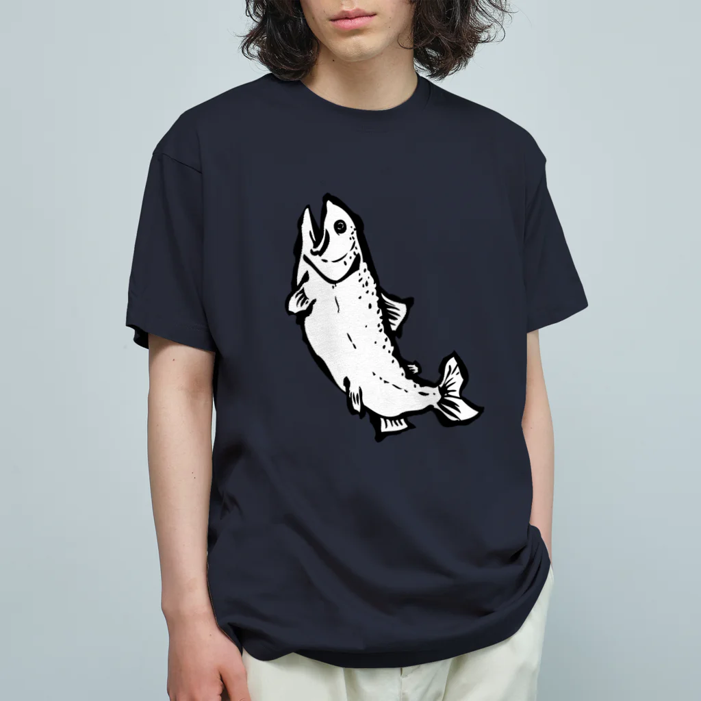 COULEUR PECOE（クルールペコ）のしゃけっ！ オーガニックコットンTシャツ