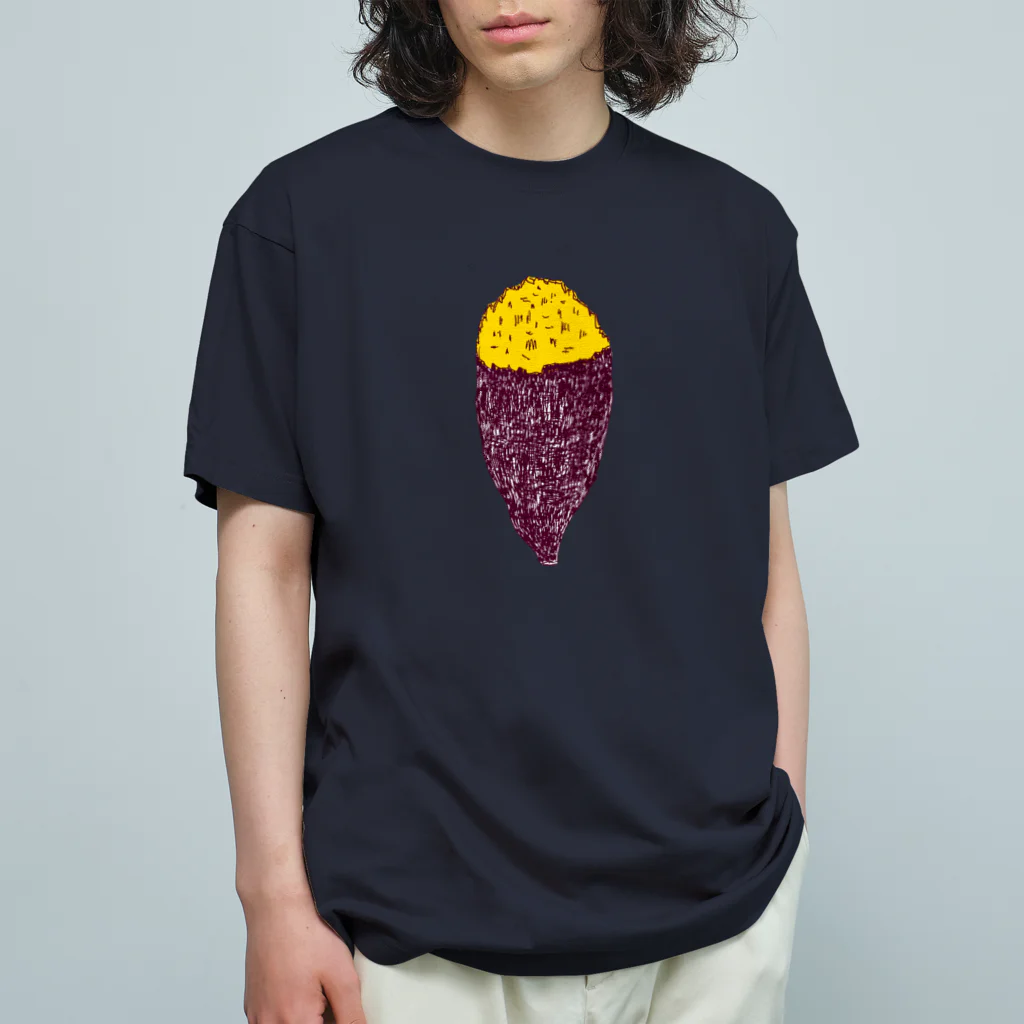 NIKORASU GOの秋のイチオシデザイン！「プレミアム焼き芋」 Organic Cotton T-Shirt