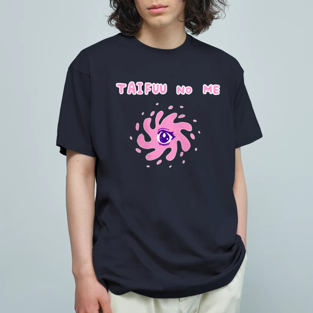 NIKORASU GOの台風の目＜レディコミ風＞ オーガニックコットンTシャツ