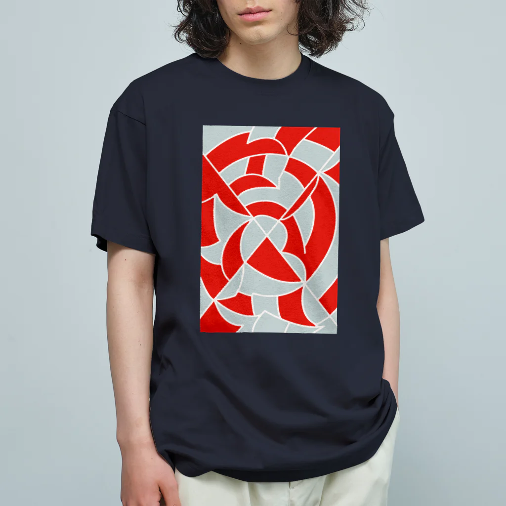 はにSHOP byいろどり屋のいろどり直弧文 Organic Cotton T-Shirt