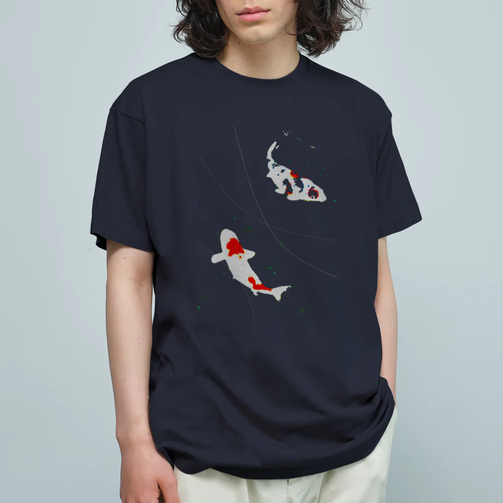 そらまめの和風　鯉 Organic Cotton T-Shirt
