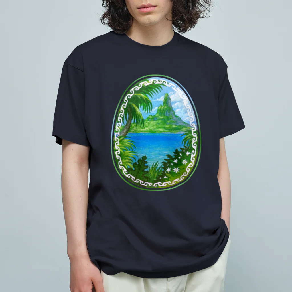 ANANI UKULELEのBora Bora オーガニックコットンTシャツ