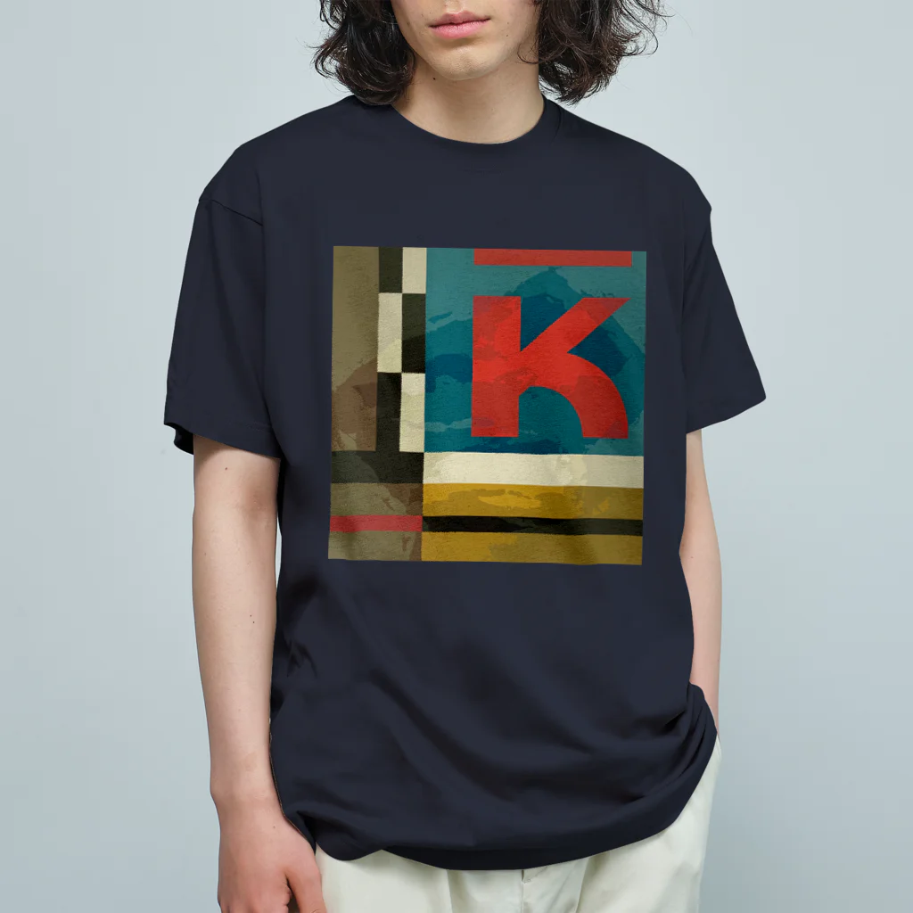 レターオールソーツのVsKN - K Organic Cotton T-Shirt